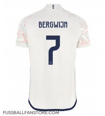 Ajax Steven Bergwijn #7 Replik Auswärtstrikot 2023-24 Kurzarm